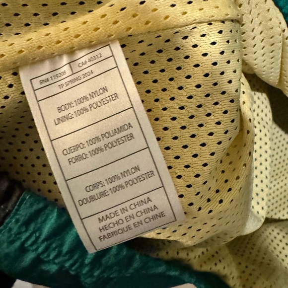 Mitchell & Ness Boston Celtics Anorak Jacket Vintage Logo Green Size XL EUC - Picture 10 of 12